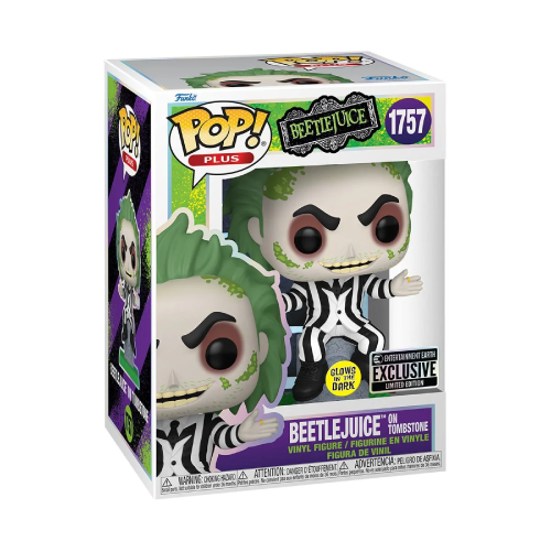 Beetlejuice on Tombstone Glow Funko Pop 1757 Entertainment Earth