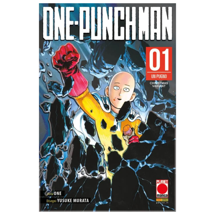 One Punch Man Manga Vol. 1 Christmas Variant Metal