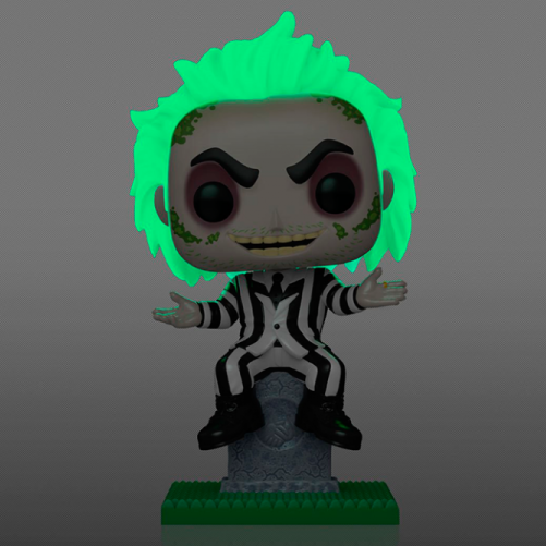 Beetlejuice on Tombstone Glow Funko Pop 1757 Entertainment Earth