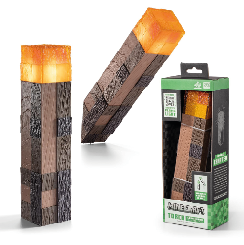 Minecraft The Noble Collection Torch Illuminating Collector Replica