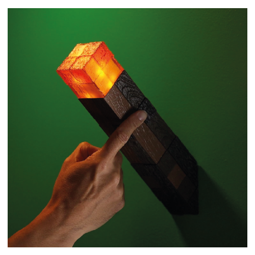 Minecraft The Noble Collection Torch Illuminating Collector Replica