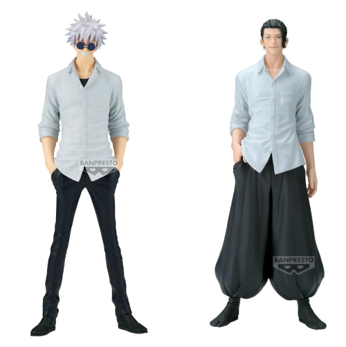 Lotto Satoru Gojo e Suguru Geto Statue Jujutsu Kaisen Banpresto