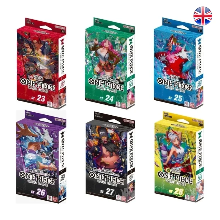Starter Deck One Piece da ST23 a ST28 Lotto x6