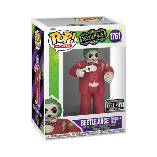 Beetlejuice Shrunken Head Funko Pop 1761 Entertainment Earth