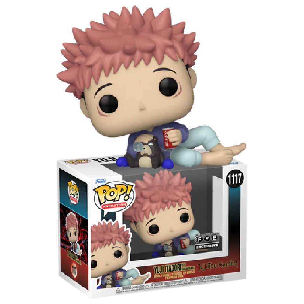 Yuji Itadori with Tsukamoto Doll Funko Pop 1117 Jujutsu Kaisen FYE Exclusive