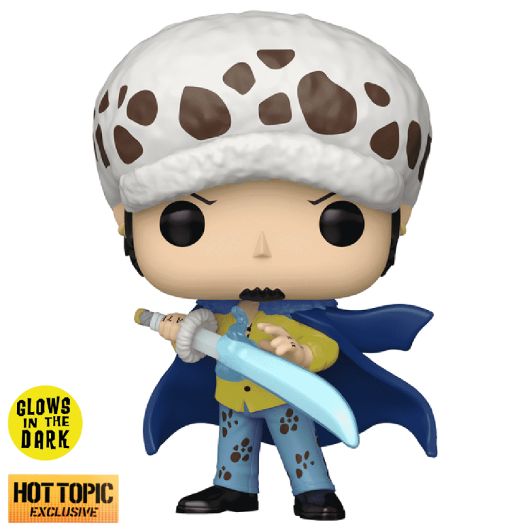 Trafalgar Law Funko Pop 1894 One Piece Hot Topic Glows in the Dark