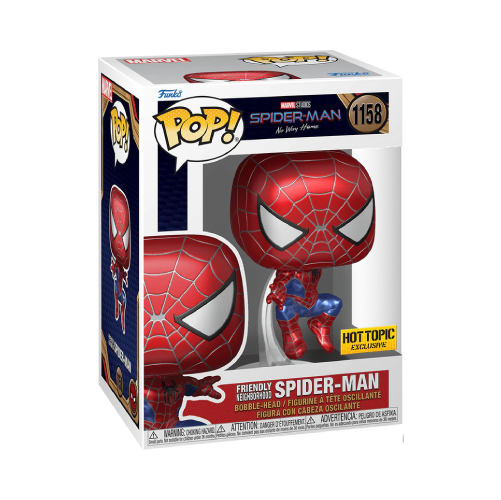 Friendly Neighborhood Spider Man Funko Pop 1158 Hot Topic