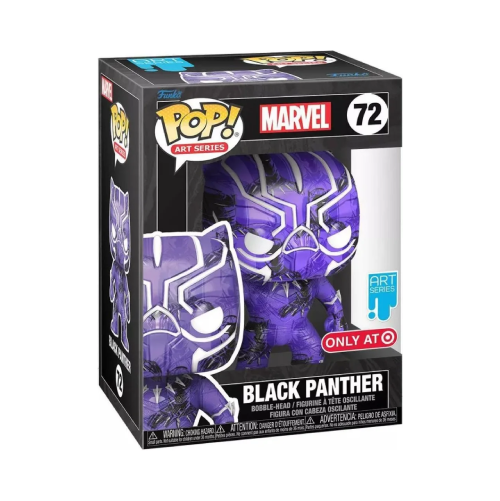 Black Panther Funko Pop 72 Marvel Art Series Target Exclusive