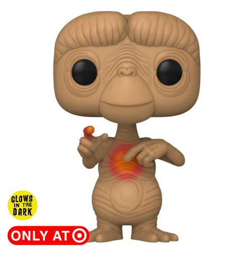 E.T. with Glowing Heart Funko Pop 1258 Glow in the Dark Target Exclusive