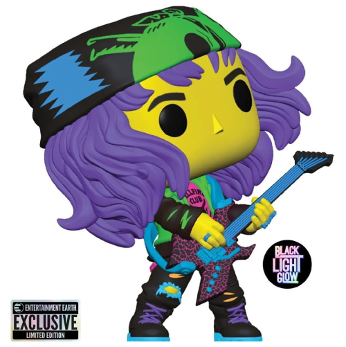 Eddie with Guitar Funko Pop 1462 Blacklight Stranger Things Entertainment Earth