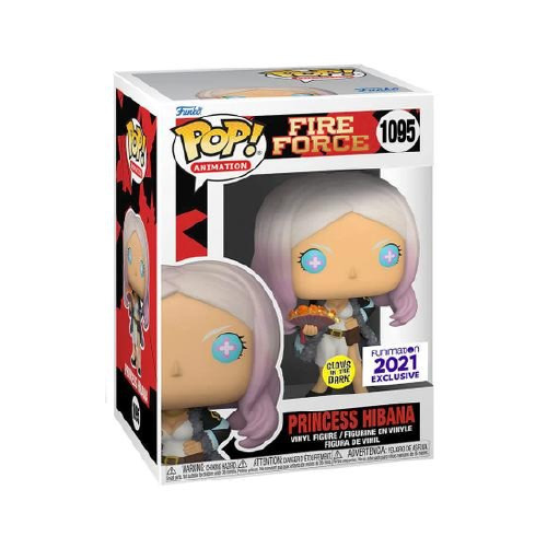 Princess Hibana Funko Pop 1095 Fire Force 2021 Funimation Glow in The dark
