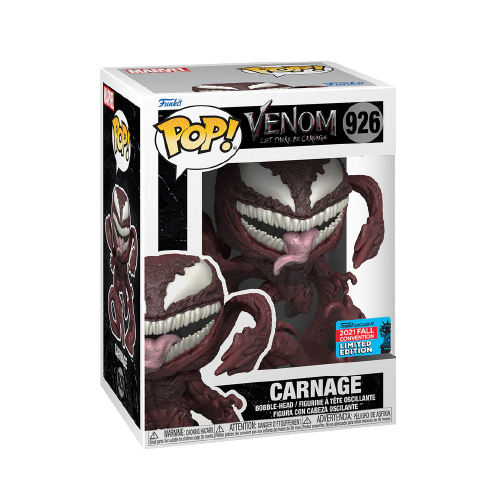 Carnage Funko Pop 926 Venom 2021 Fall Convention Limited Edition