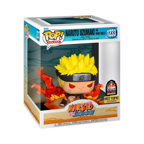 Naruto Uzumaki as Nine Tails Funko Pop 1233 DLX Hot Topic L. A. Comic Con 2022