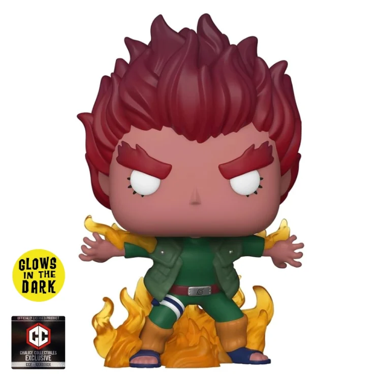 Might Guy Eight Inner Gates Funko Pop 824 Naruto Chalice Collectibles Glows in the Dark