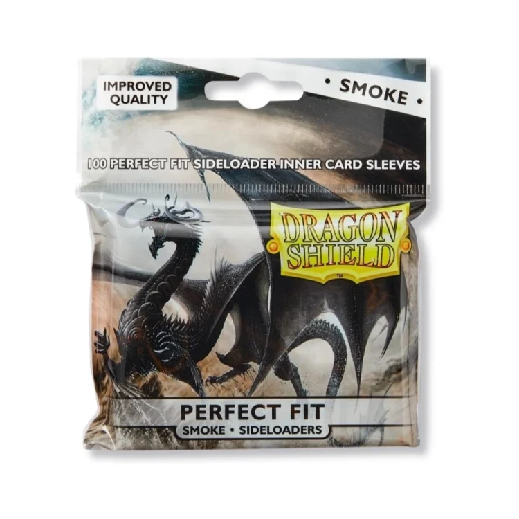 Perfect Fit Sideloader Dragon Shield Smoke 100 pz
