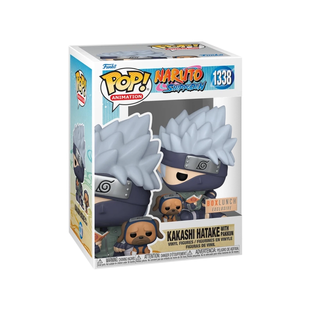 Kakashi Hatake with Pakkun Funko Pop 1338 Naruto BoxLunch