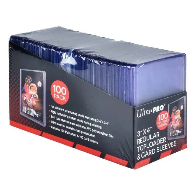Ultra Pro Regular Toploaders e Card Sleeves 100 pz
