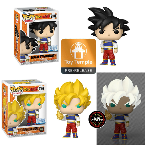 Dragon Ball Z Funko Pop Glow Chase + Regular Toy Temple Pre Release