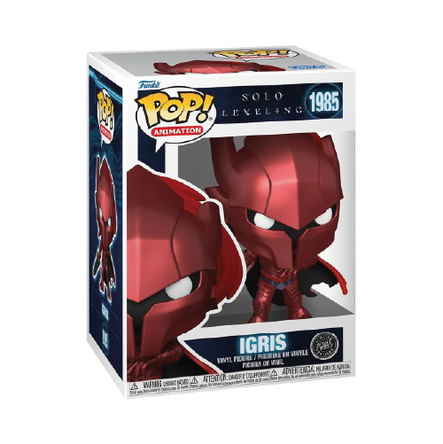 Igris Funko Pop 1985 Solo Leveling Metallic Chase Edition