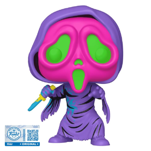 Ghost Face Funko Pop Scream Funko Exclusive Black Light