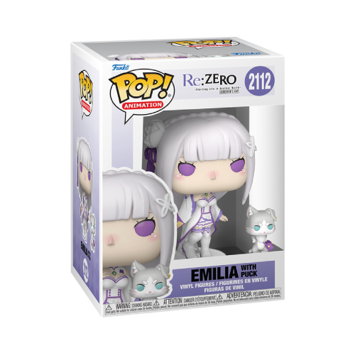 Emilia with Puck Funko Pop 2112 Re:Zero