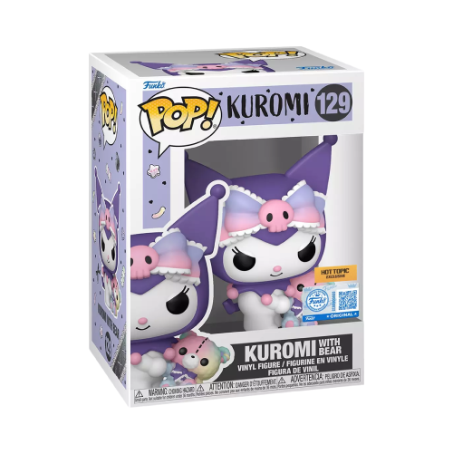 Kuromi With Bear Funko Pop 129 Hello Kitty Hot Topic Exclusive