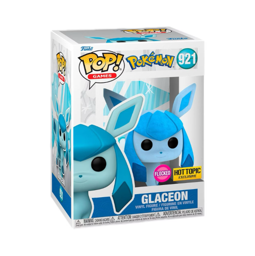 Glaceon Funko Pop 921 Pokémon Hot Topic Flocked
