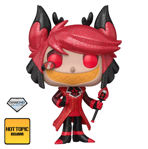 Alastor Funko Pop 2242 Hazbin Hotel Hot Topic Diamond