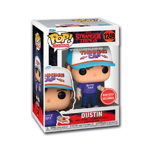 Dustin Funko Pop 1249 Stranger Things Gamestop Exclusive