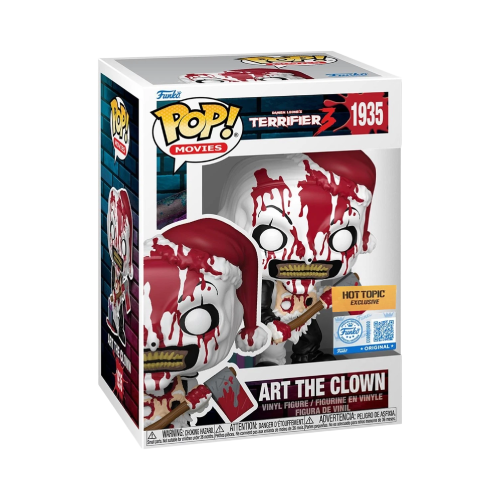 Art The Clown Funko Pop 1935 Terrifier 3 Hot Topic Exclusive