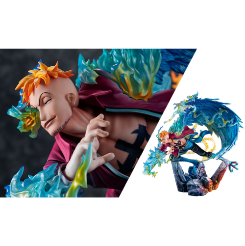 Marco the Phoenix Leader Whitebeard Pirates Statua One Piece Megahouse 30cm