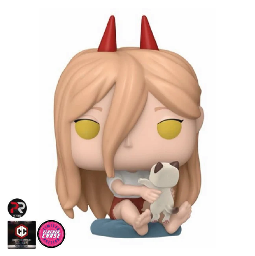 Power with Meowy Funko Pop 1766 Chalice Collectibles Pre Release Chase Flocked