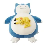 Snorlax & Pikachu Sleep Peluche Pokémon Center 50cm