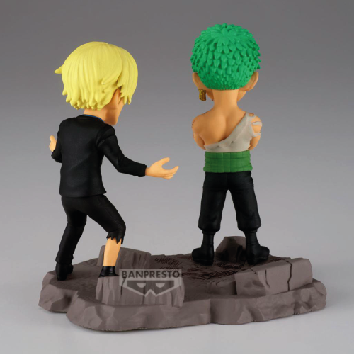 Zoro & Sanji Statua Log Stories WFC 8 cm One Piece