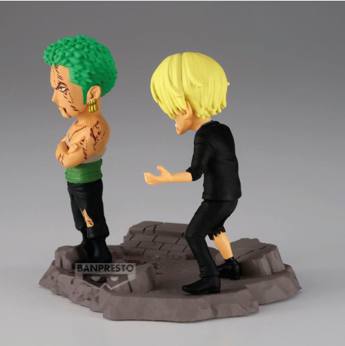 Zoro & Sanji Statua Log Stories WFC 8 cm One Piece