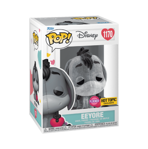Eeyore Funko Pop 1472 Disney Winnie the Pooh Hot Topic Flocked
