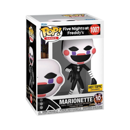 Marionette Funko Pop 1007 Five Nights At Freddy's Hot Topic Exclusive