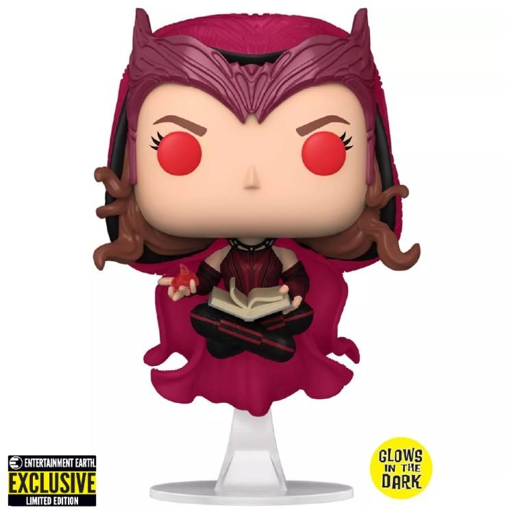 Scarlet Witch Funko Pop 823 Wanda Vision Glows in the Dark Entertainment Earth