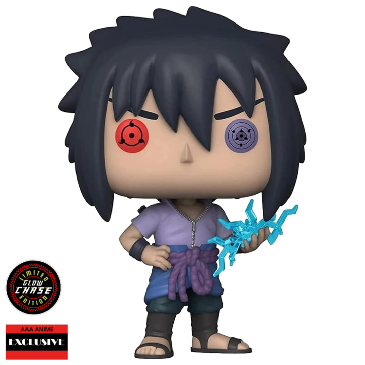 Sasuke Rinnegan Funko Pop 1023 Naruto AAA Anime Glow Chase
