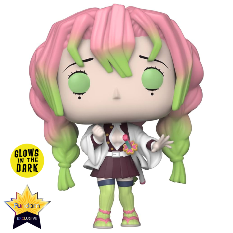 Mitsuri Kanroji Funko Pop 1306 Demon Slayer Glow in the Dark Fundom Exclusive