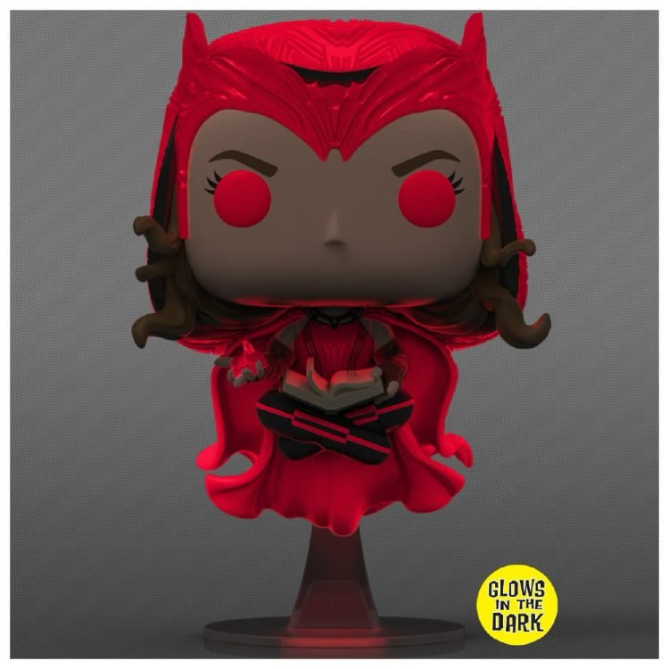 Scarlet Witch Funko Pop 823 Wanda Vision Glows in the Dark Entertainment Earth