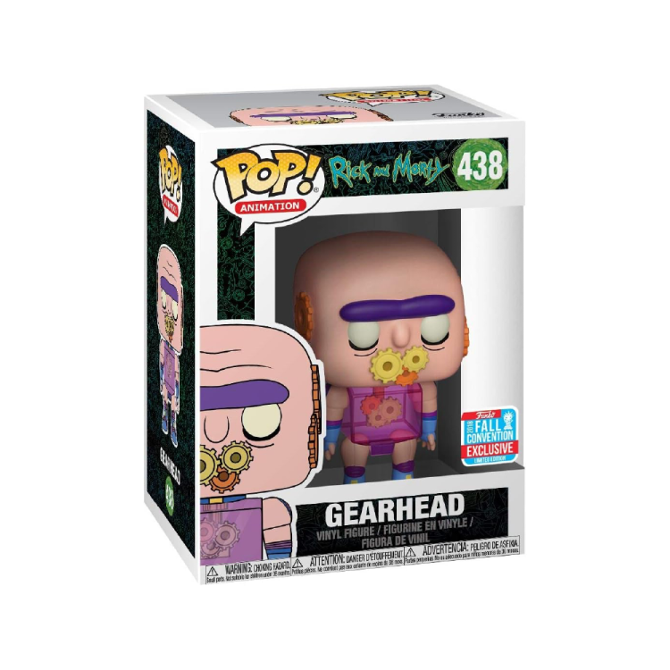 Gearhead Funko Pop 438 Rick & Morty 2018 NYCC Fall Convention Exclusive