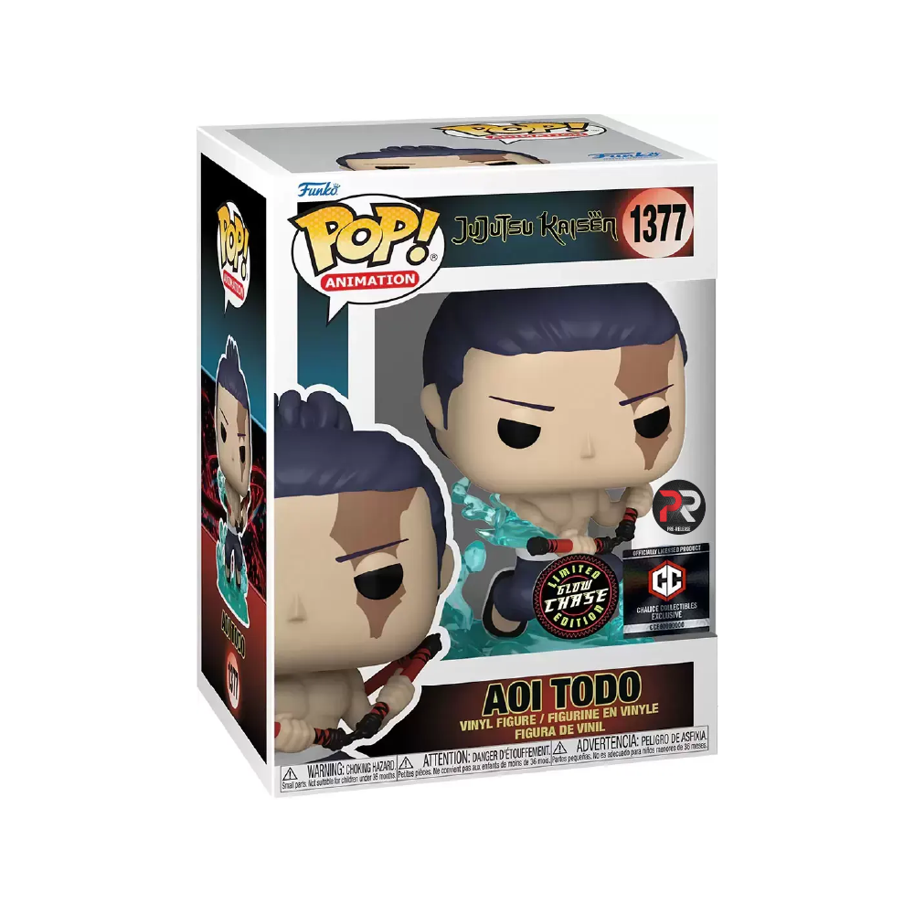 Aoi Todo Funko Pop 1377 Jujutsu Kaisen Chalice Collectibles Pre Release Glow Chase