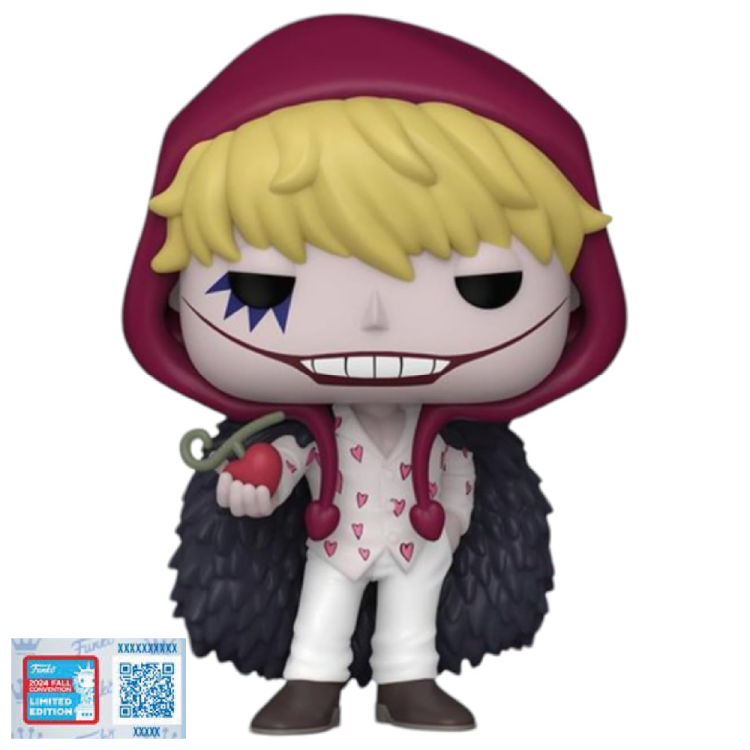 Corazon Four Funko Pop 1709 One Piece NYCC 2024 Convention Sticker