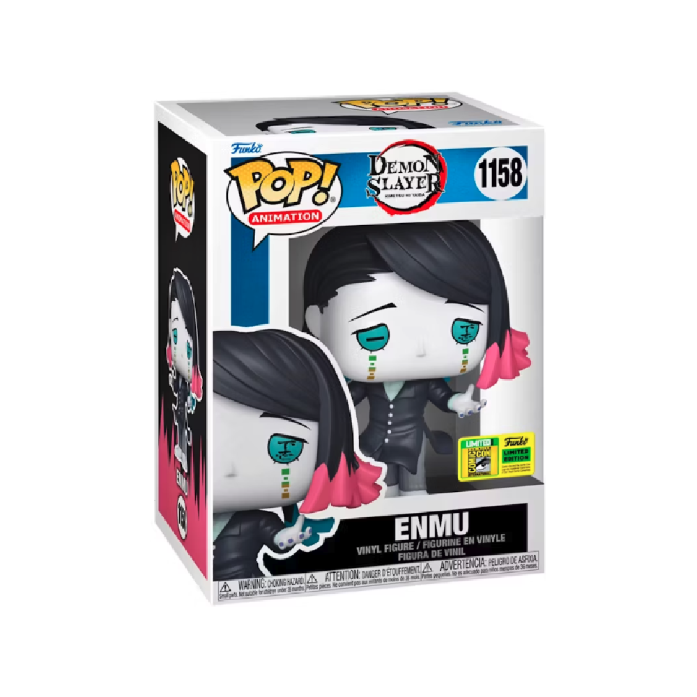 Enmu Funko Pop 1158 Demon Slayer San Diego Comic Con 2022 Limited Edition