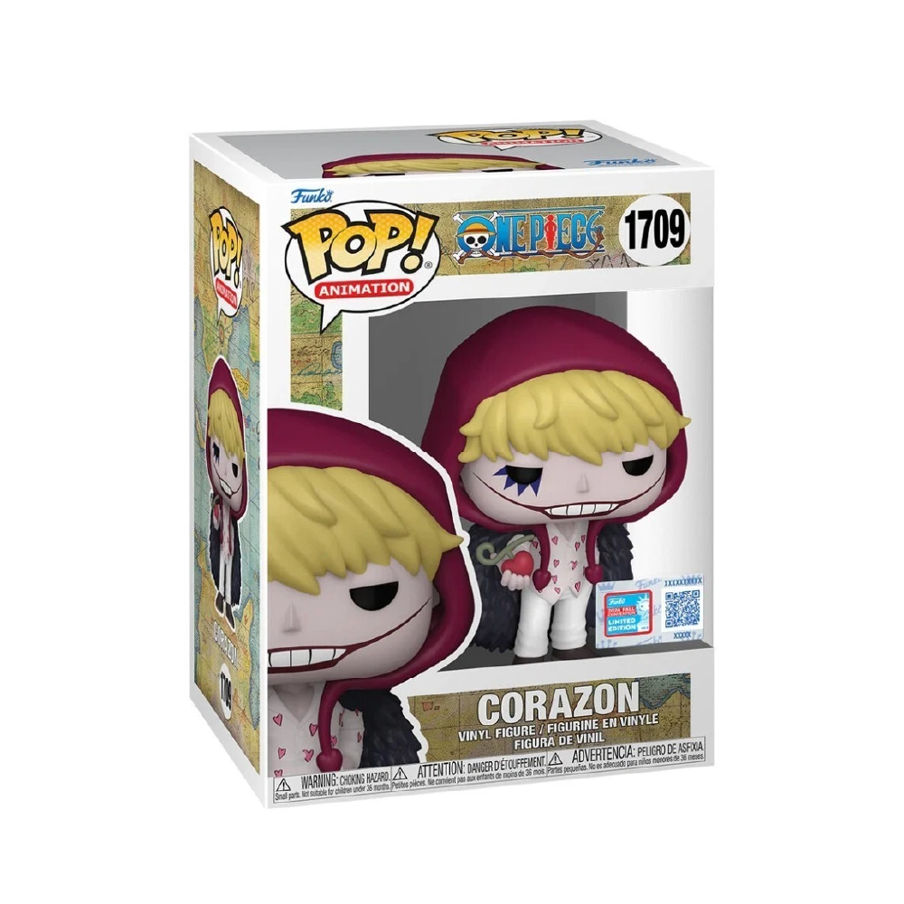 Corazon Four Funko Pop 1709 One Piece NYCC 2024 Convention Sticker