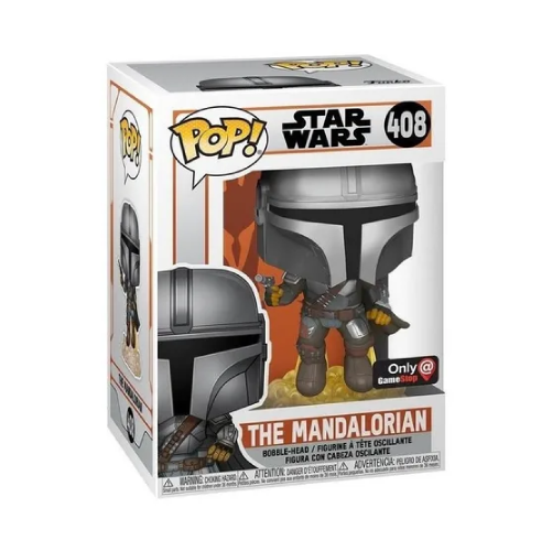 Mandalorian Funko Pop 408 Star Wars GameStop Exclusive