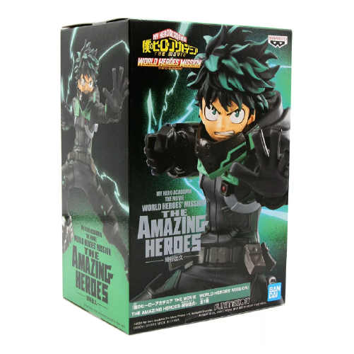 Izuku Midoriya Statua My Hero Academia World Heroes Mission The Amazing Heroes 15cm Banpresto