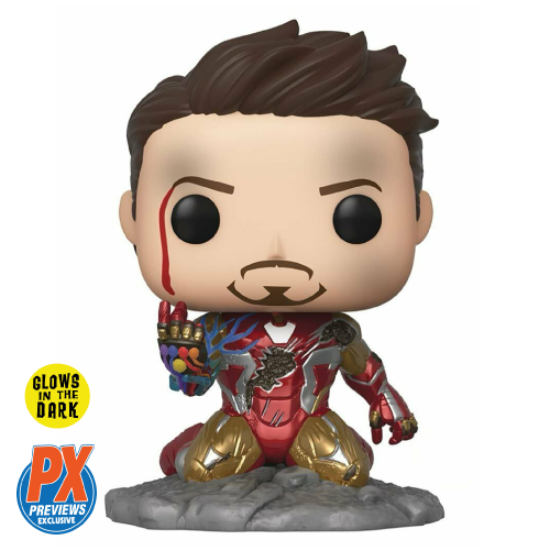 Iron Man (I Am Iron Man) Funko Pop 580 Avengers PX Previews Exclusive Glows in the Dark