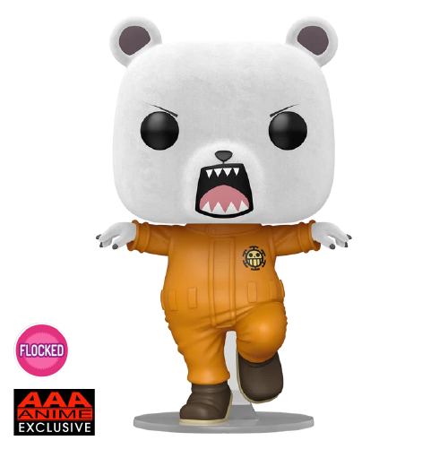 Bepo Flocked Funko Pop One Piece 1896 AAA Anime exclusive